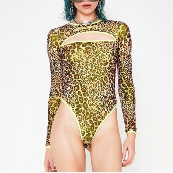 I.AM.GIA Taurus Leopard Print Bodysuit - Picture 4 of 7